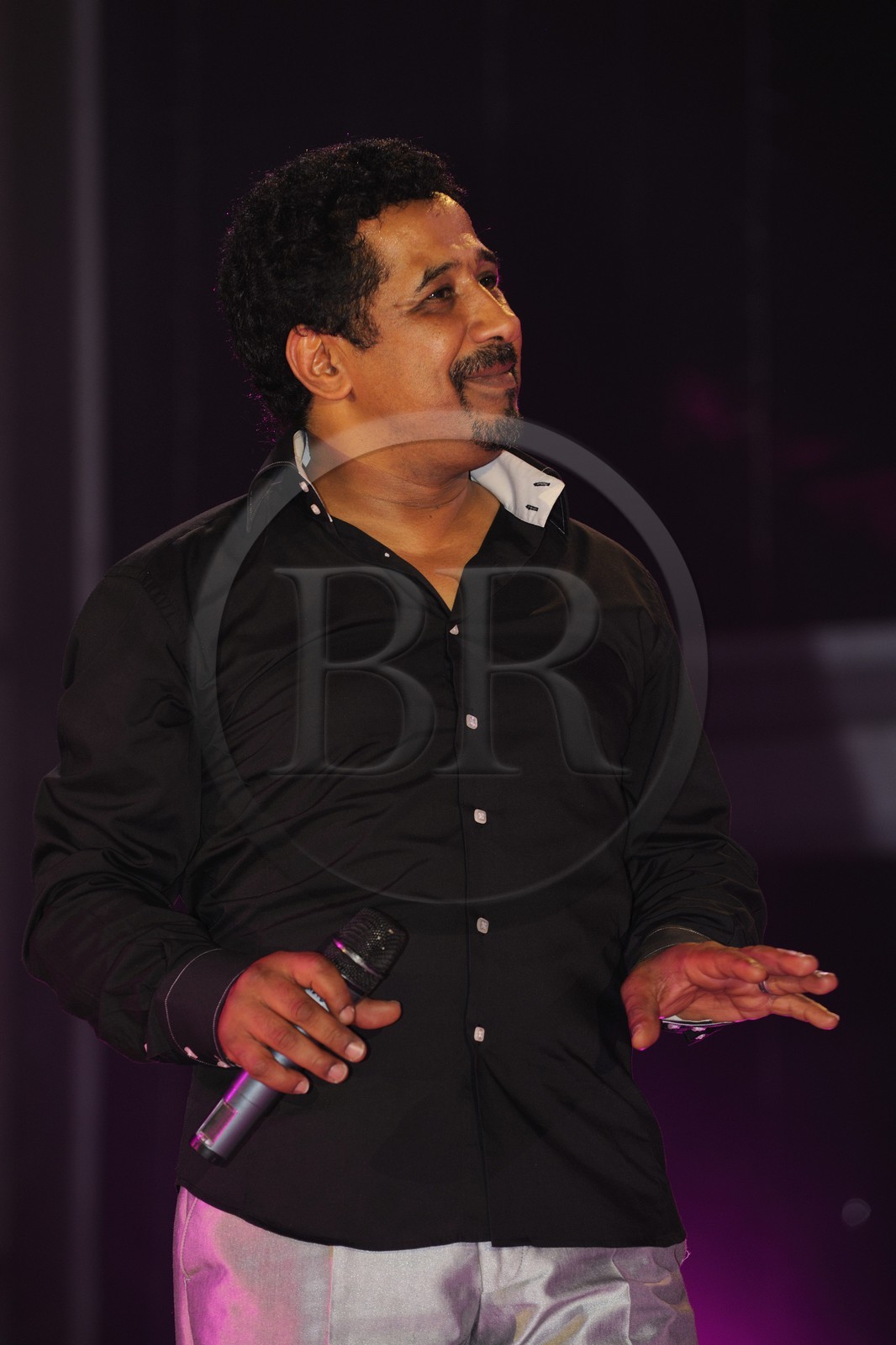 Morocco, Oriental Region, Mediterrania Saidia Seaside Resort, inauguration night of 19 June 2009, the singer Cheb Khaled