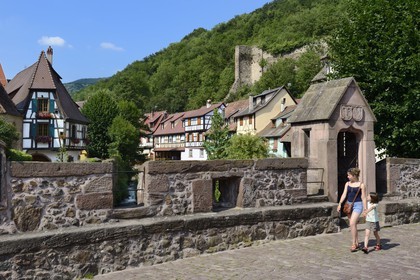 France, Haut-Rhin (68), Kaysersberg, le pont fortifié (1514)