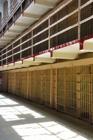 Etats-Unis, Californie, San Francisco, cellules de la prison d'Alcatraz