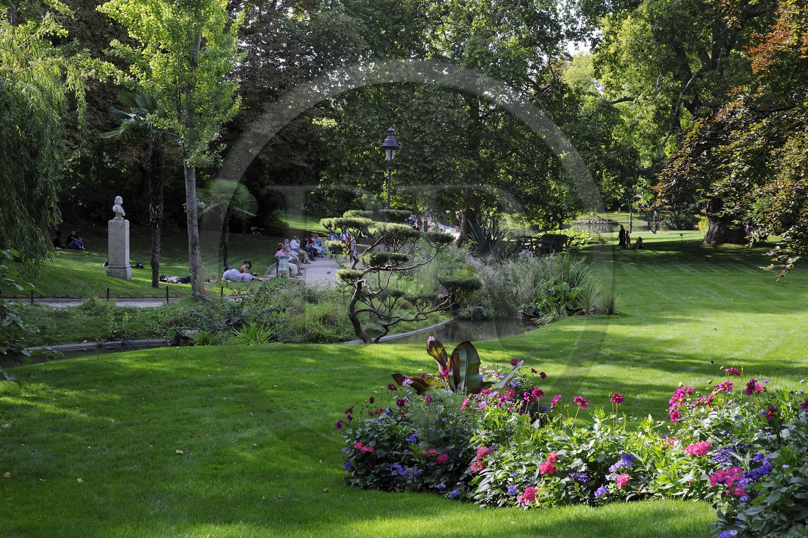 France, Paris (75), square des Batignolles