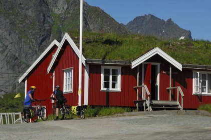 Norvège, Nordland, Iles Lofoten, Ile de Moskenes, le village de pêcheurs de Reine