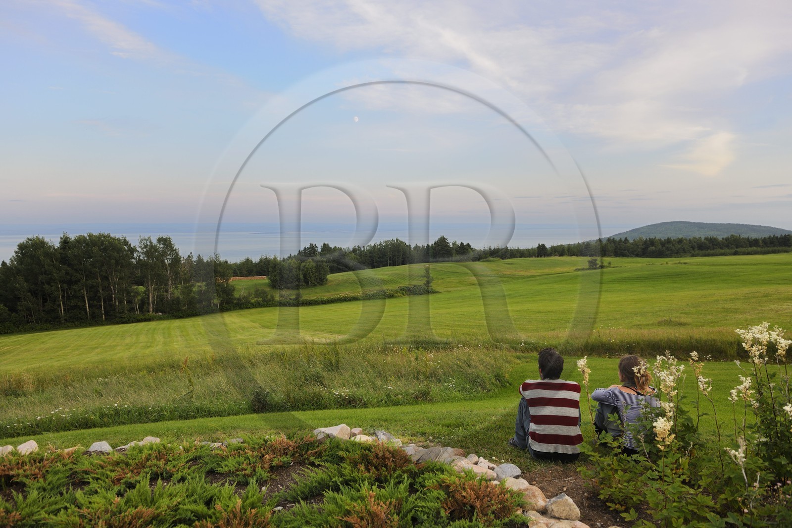 Canada, province de Québec, région du Manicouagan, le Saint-Laurent à Saint-Fidèle