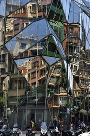 Espagne, Pays basque espagnol, Biscaye, Bilbao, batiment du service publique (Delegación Territorial de Sanidad y Consumo de Bizkaia) rue Alameda de Recalde