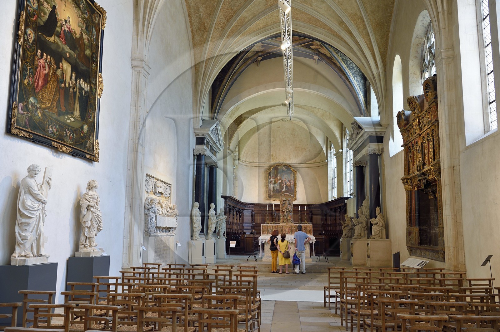 France, Meurthe-et-Moselle (54), Nancy, le Palais Ducal (Palais des Ducs de Lorraine) et musée lorrain, église des Cordeliers
