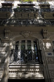 France, Paris (75), n°73 rue Caulaincourt où vécu le peintre, dessinateur et lithographe Théophile-Alexandre Steinlen