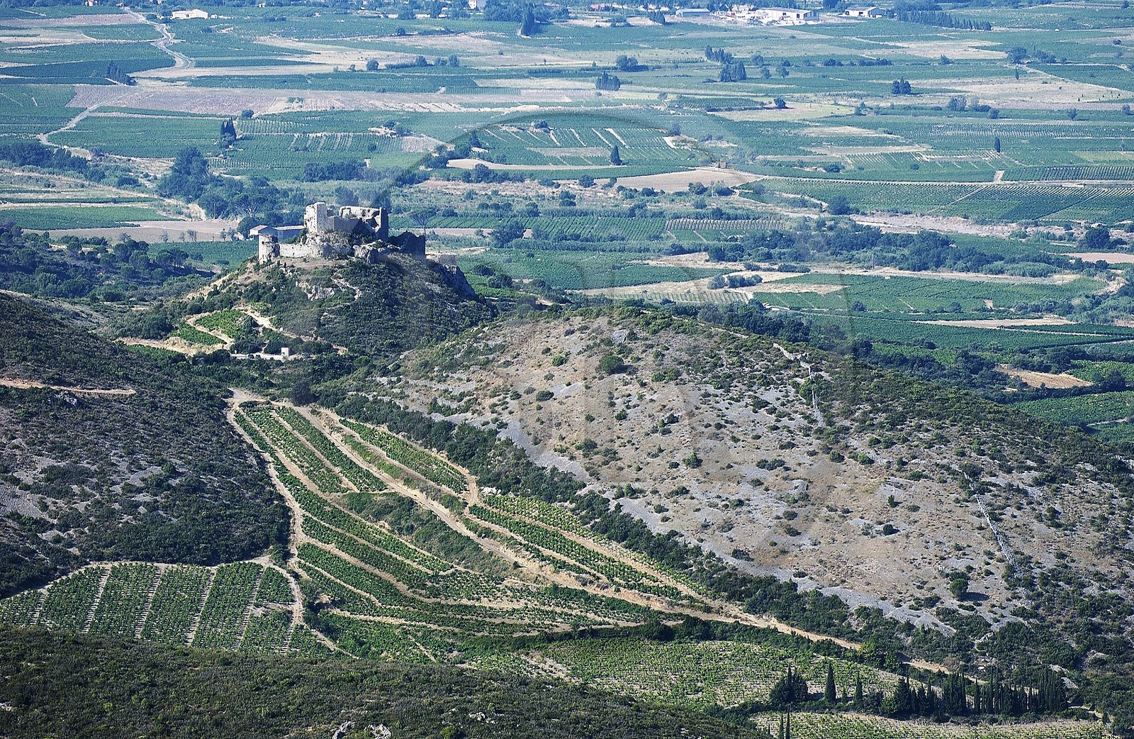 France, Aude (11), ruines du ch