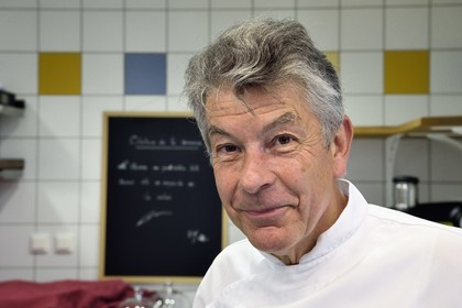 France, Haute-Loire (43), Saint-Bonnet-le-Froid, Restaurant 3 étoiles Régis et Jacques Marcon, le chef cuisinier Jacques Marcon