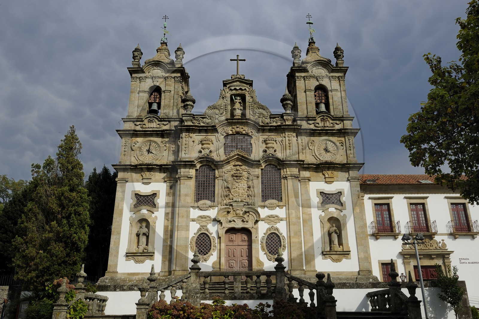 Portugal, région du Minho, Guimaraes, Pousada de Santa Marinha da Costa