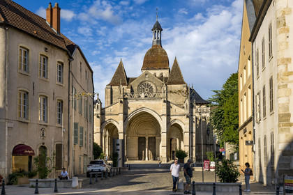 France, Cote d'Or, Climats terroirs of Burgundy listed as World Heritage by UNESCO, Beaune, collégiale Notre-Dame de Beaune basilica