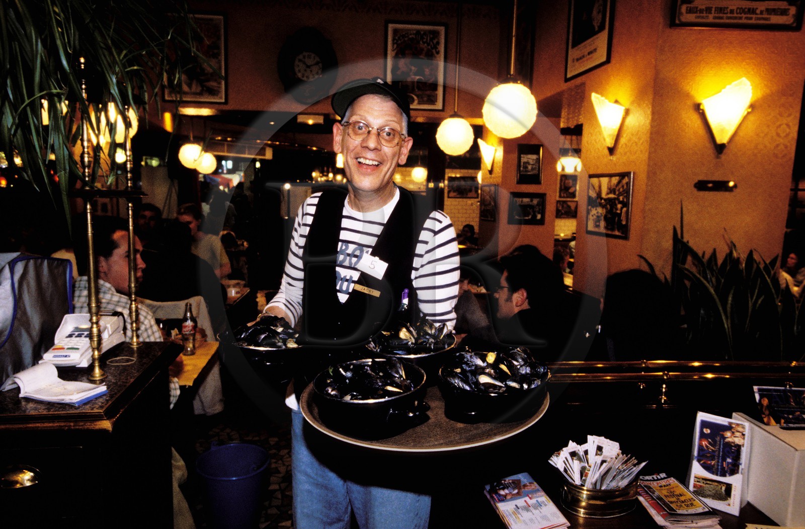 France, Nord (59), Lille, la célèbre brasserie Aux Moules