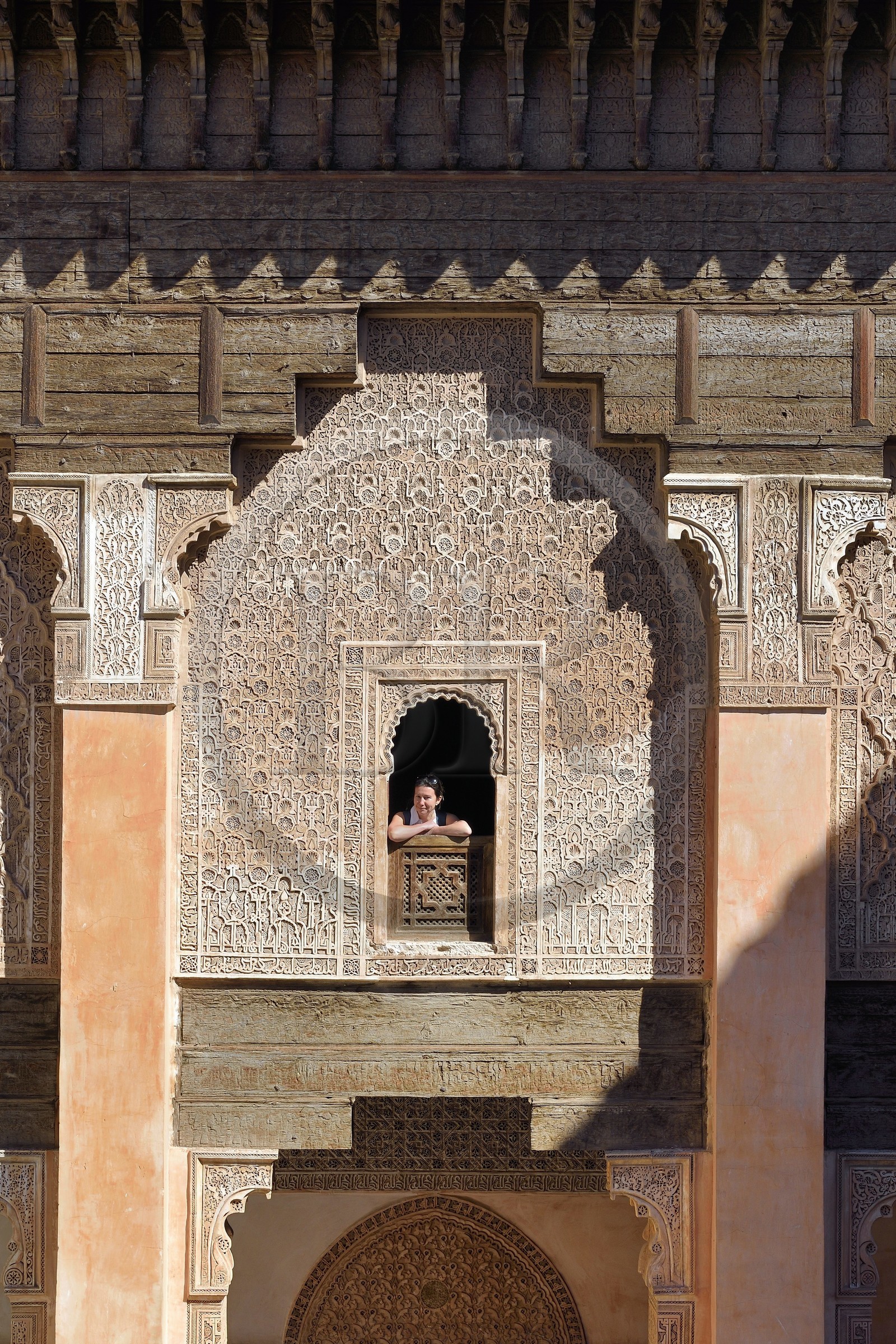 Morocco, High Atlas, Marrakech, Imperial city, Medina listed as World Heritage by UNESCO, Ali Ben Youssef Medersa (Koranic school)
