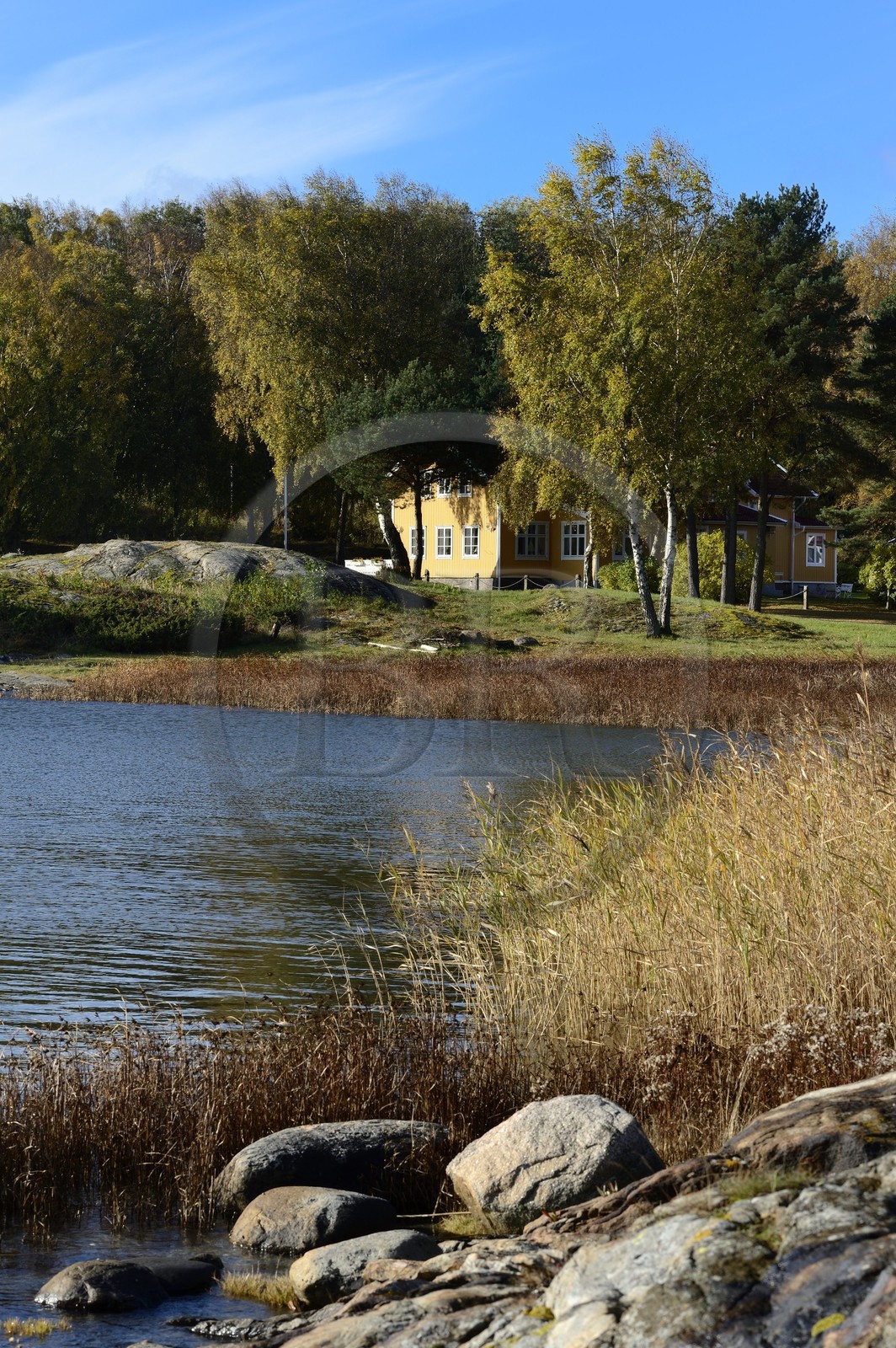 Suède, Västra Götaland, Iles Koster, Sydkoster, maison de Bergdalen