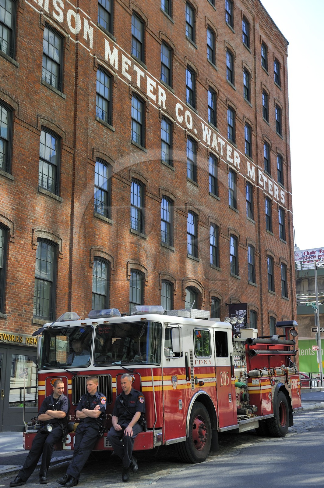 Etats-Unis, New York, Brooklyn, brigade de pompier du FDNY