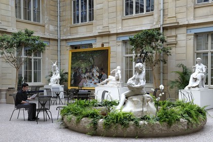 France, Seine-Maritime (76), Rouen, le musée des Beaux-Arts, le hall principal