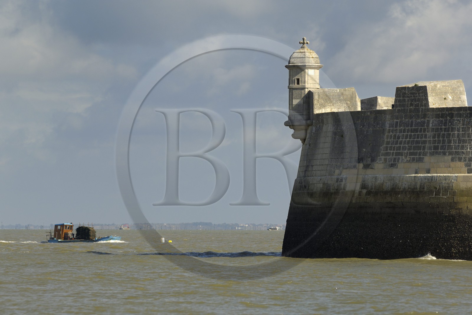 France, Charente-Maritime (17), Bourcefranc-le-Chapus, Fort Louvois ou Fort du Chapus
