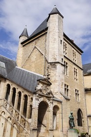 France, Côte d'Or (21), Dijon, Palais des Ducs, escalier de Bellegarde