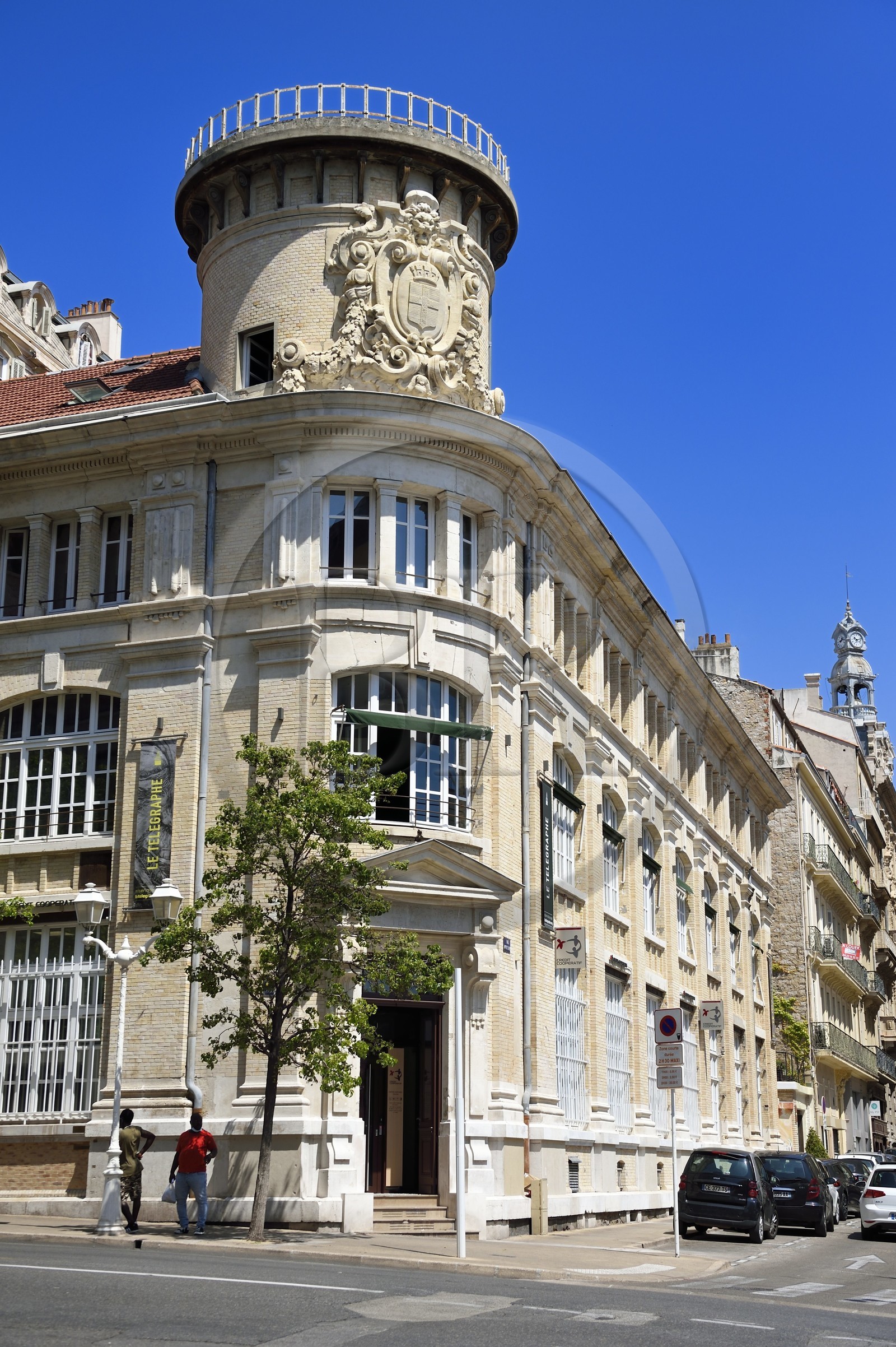 France, Var (83), Toulon, restaurant et lieu culturel Le Télégraphe dans l'ancienne Poste