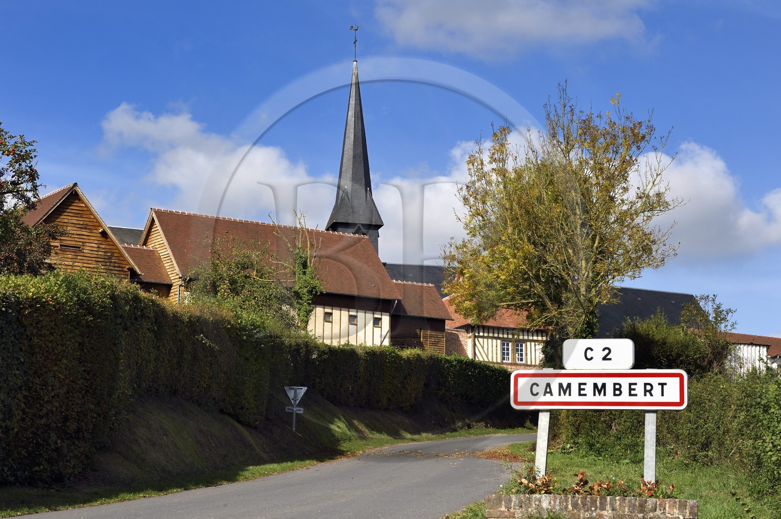 France, Orne, Pays d'Auge, village de Camembert