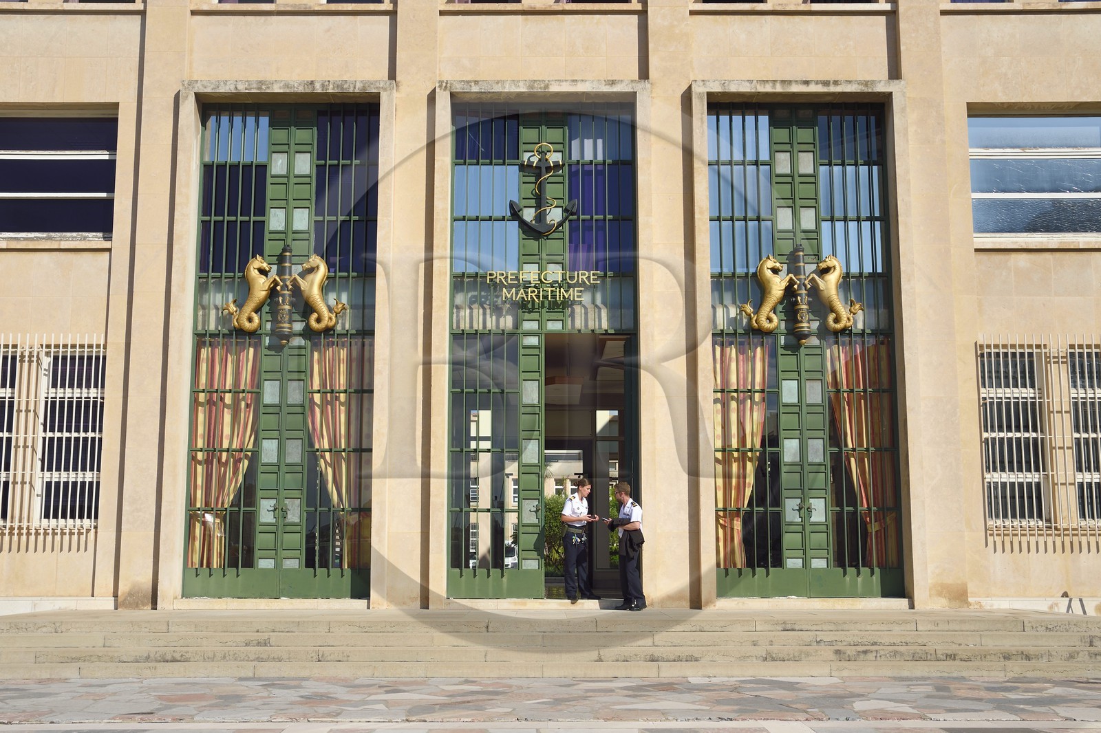 France, Var (83), Toulon, la base navale (Arsenal), la préfecture maritime de la Méditerranée