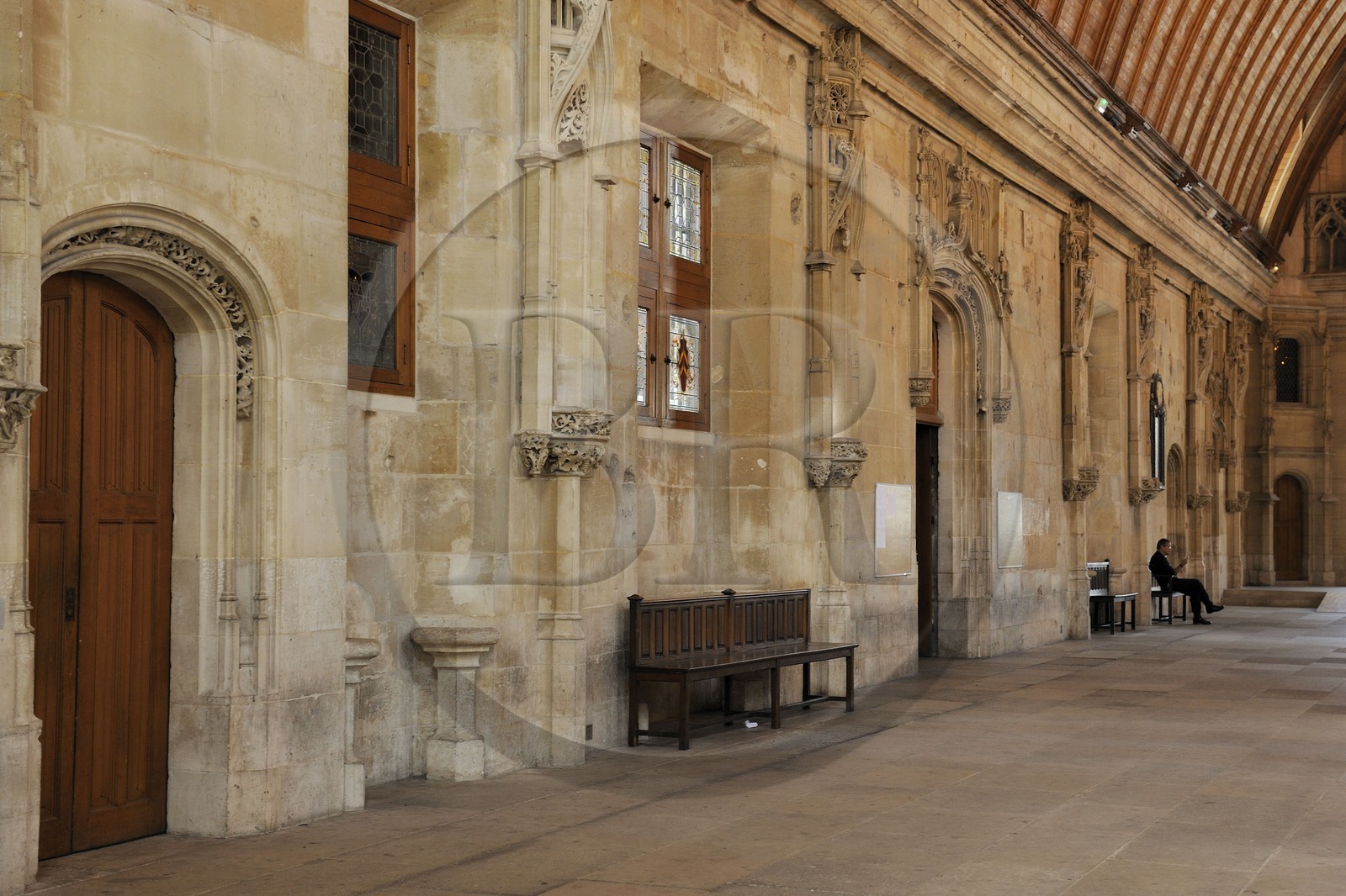 France, Seine-Maritime (76), Rouen, le Palais de justice de Rouen est l'ancien Parlement de Normandie, salle des procureurs