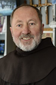 Croatie, Dalmatie, Parc national de Krka, monastère franciscain de l’îlot Visovac, Frère Stojan