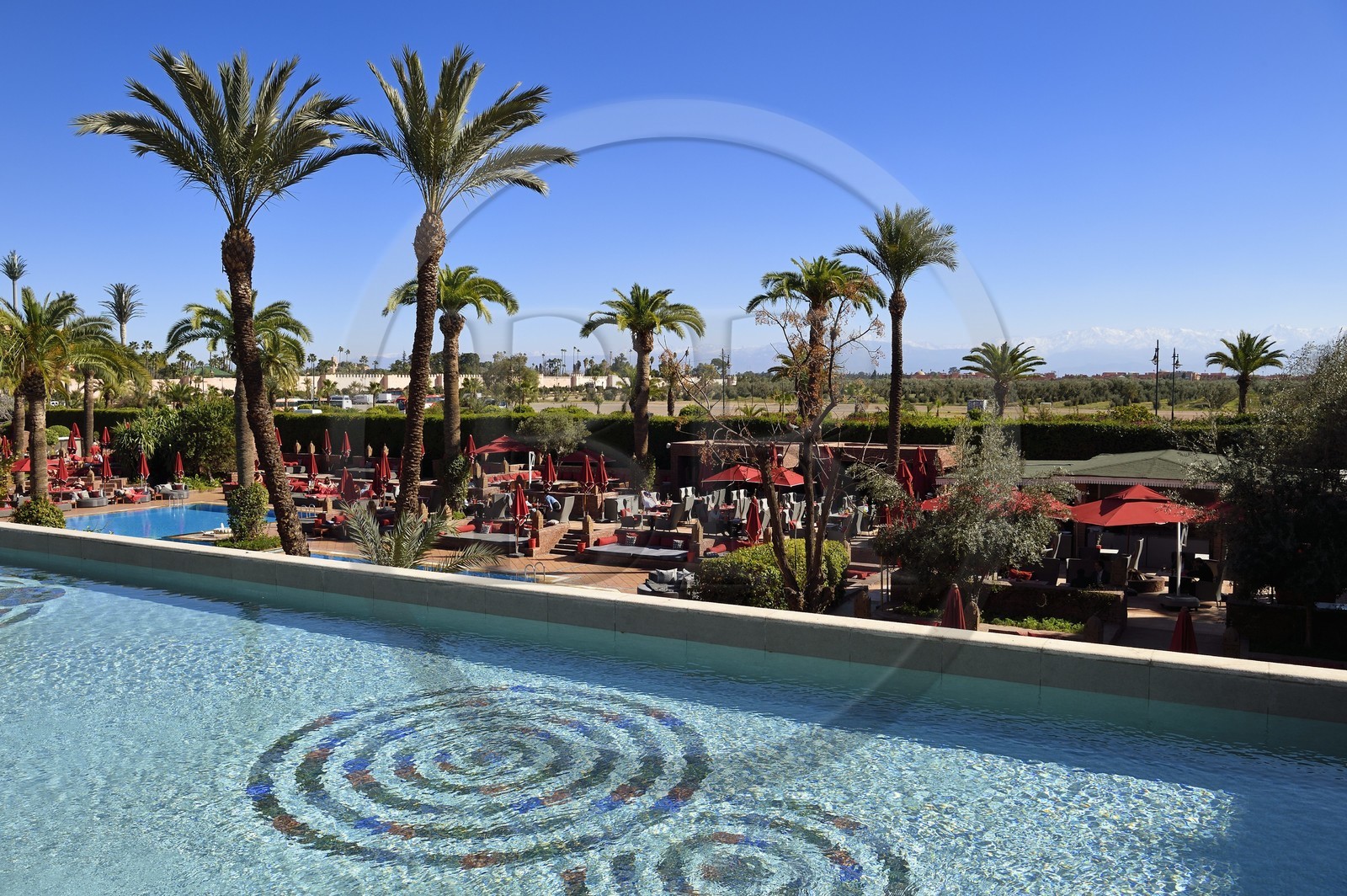 Morocco, High Atlas, Marrakech, Imperial city, Hivernage district, Hotel Sofitel Marrakech Palais Imperial