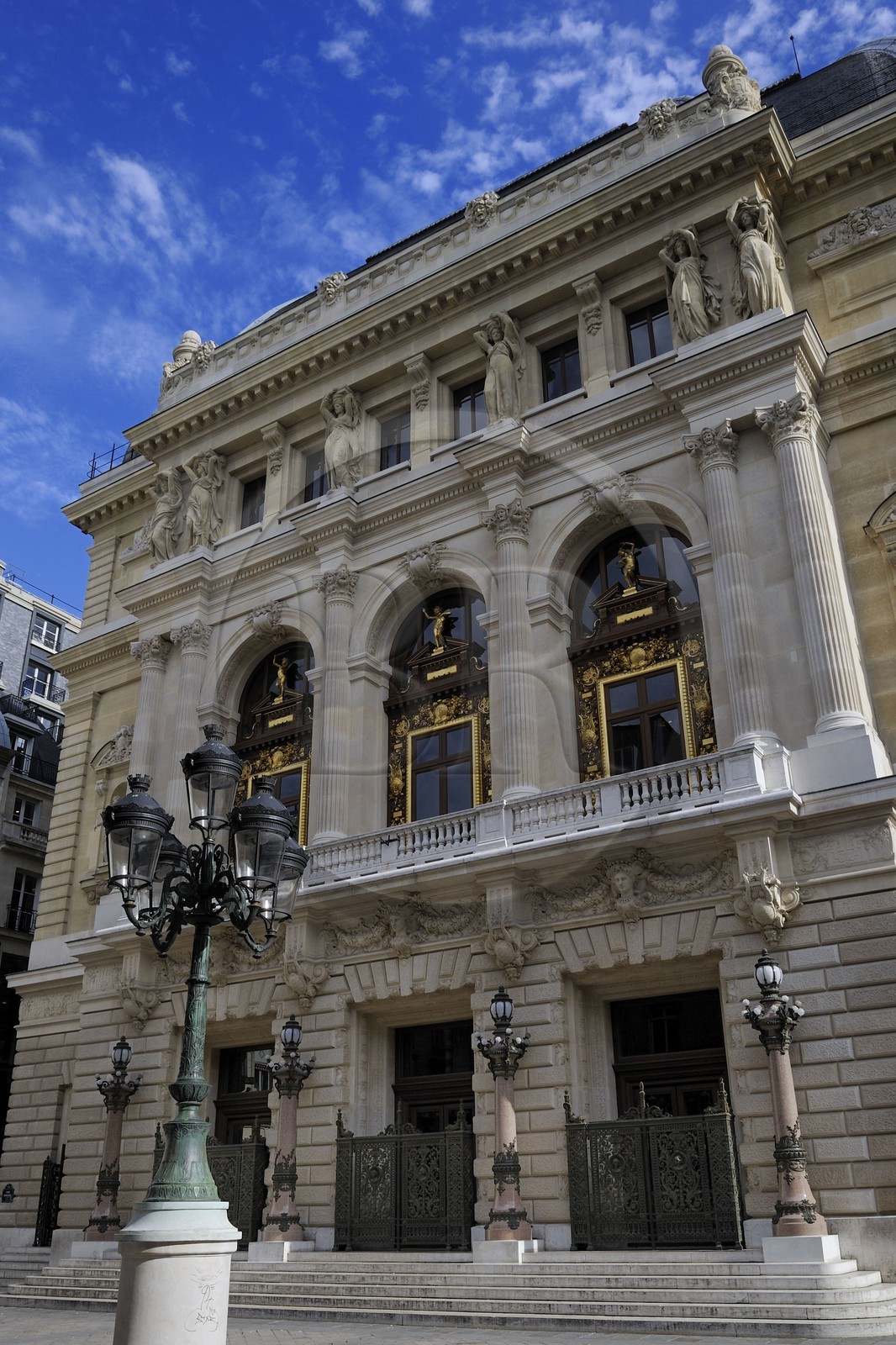 France, Paris (75), Le Théâtre national de l'Opéra-Comique aussi appelé salle Favart située place Boieldieu