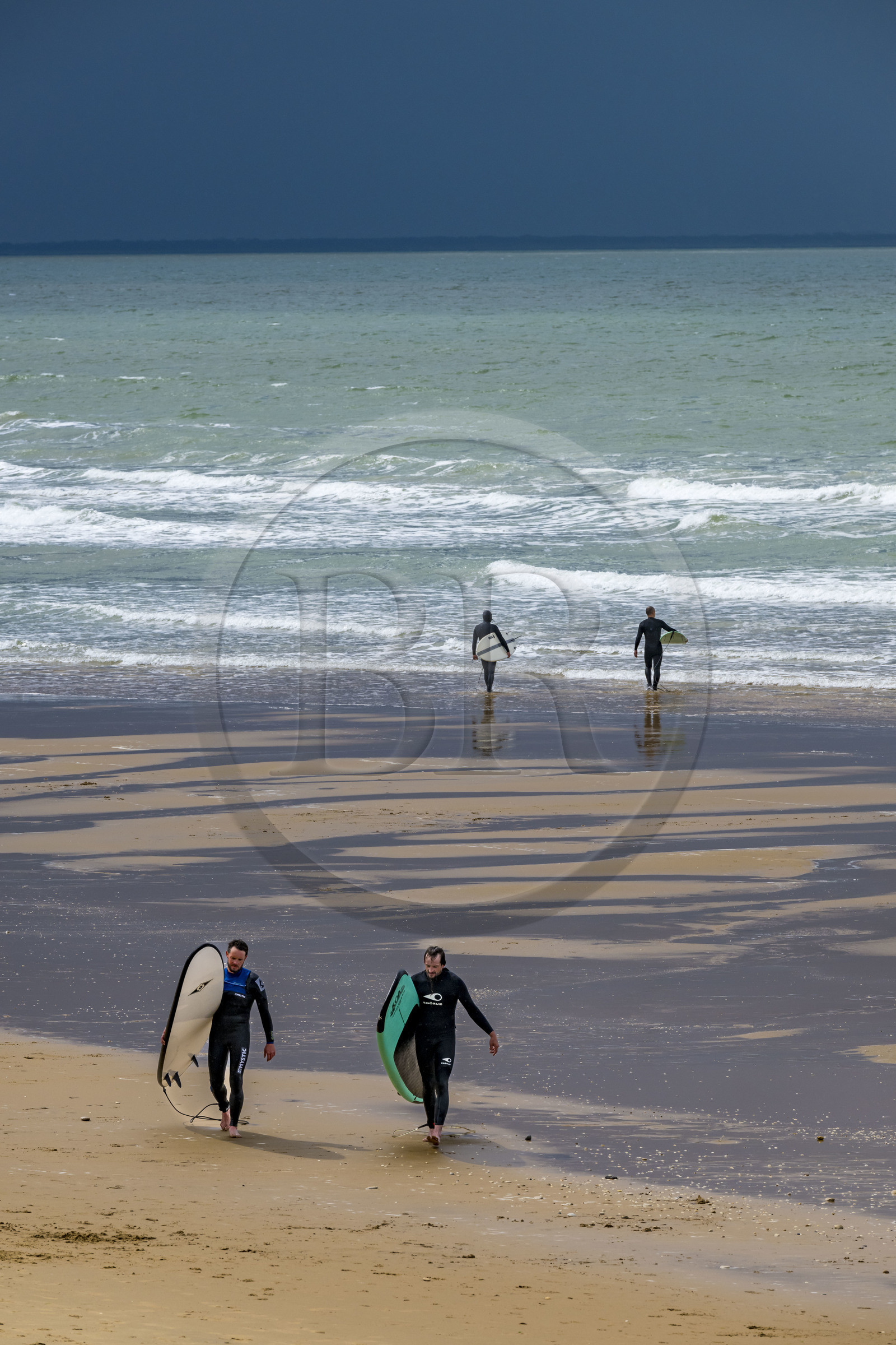 France, Vendée (85), Longeville-sur-Mer, plage des Conches renommée pour son spot de surf Bud Bud